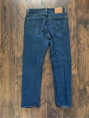 Levi's 505 Jeans Men's 34x32 Blue Medium Wash Regular Fit Straight Leg Denim